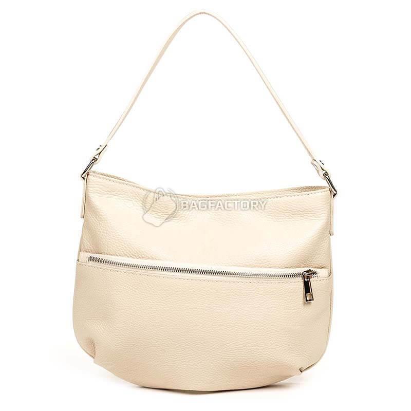 Жіноча шкіряна сумка Italian Bags Бежевий (6947_beige)