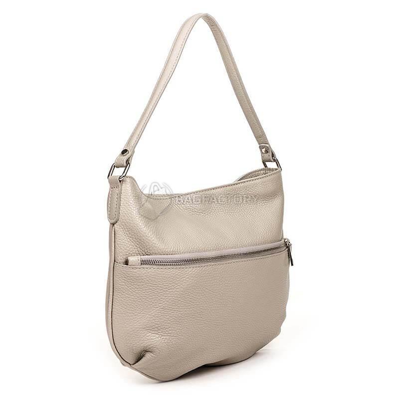 Жіноча шкіряна сумка Italian Bags Сірий (6947_gray)