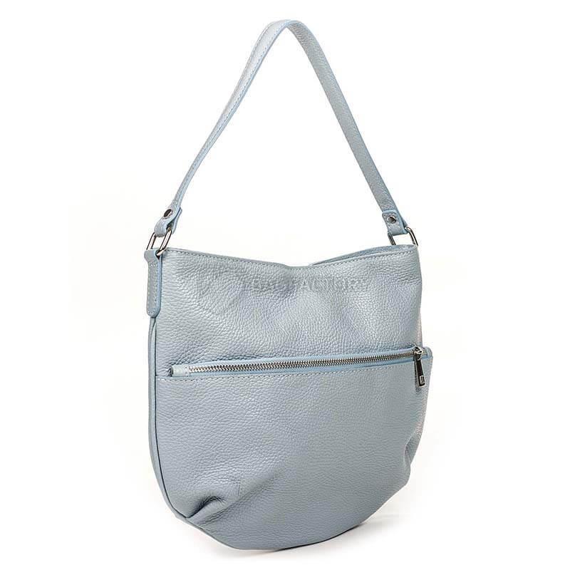 Жіноча шкіряна сумка Italian Bags Блакитний (6947_sky)