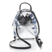 Міський шкіряний рюкзак Italian Bags Сріблястий (8165_silver)