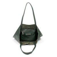 Жіноча шкіряна сумка Italian Bags Темно-зелений (8498_dark_green)