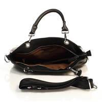 Жіноча шкіряна сумка Italian Bags Чорний (8079_black)