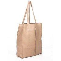 Жіноча шкіряна сумка Italian Bags Таупе (8498_taupe)