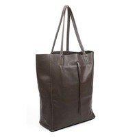 Жіноча шкіряна сумка Italian Bags Темно-коричневий (8499_dark_brown)
