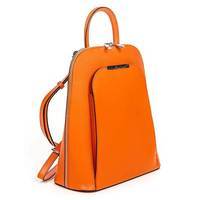Міський шкіряний рюкзак Italian Bags Помаранчевий (8502_orange)