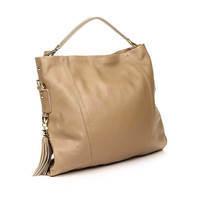 Жіноча шкіряна сумка Italian Bags Таупе (8509_taupe)