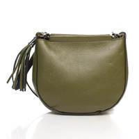 Жіноча шкіряна сумка Amelie Pelletteria Зелений (8887_green)