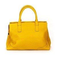 Жіноча шкіряна сумка Italian Bags Жовтий (8907-1_yellow)