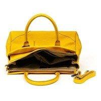 Жіноча шкіряна сумка Italian Bags Жовтий (8907-1_yellow)