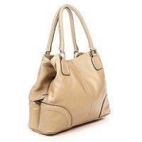 Жіноча шкіряна сумка Italian Bags Таупе (8976_taupe)