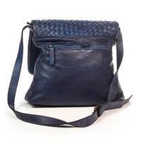 Жіноча шкіряна сумка Italian Bags Синій (9216_vintage_blue)