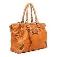 Жіноча шкіряна сумка Italian Bags Коньячний (9351_vintage_cuoio)