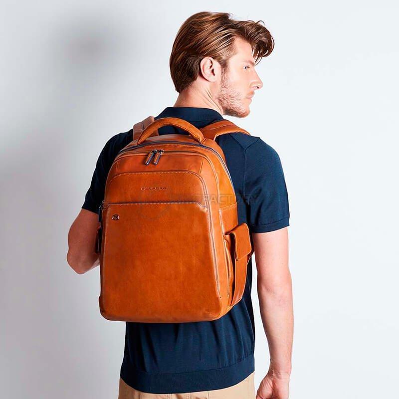 Міський рюкзак Piquadro B2S D.Brown з відділ. д/ноутбука 15