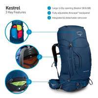 Туристичний рюкзак Osprey Kestrel 58 Loch Blue M/L (009.1859)