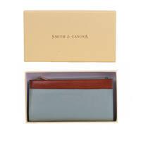 Гаманець жіночий шкіряний Smith & Canova Althorp Blue - Tan (26801 BLUE - TAN)