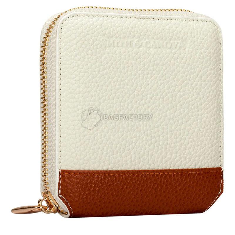 Гаманець жіночий шкіряний Smith & Canova Althorp Cream - Tan (26803 CREAM - TAN)