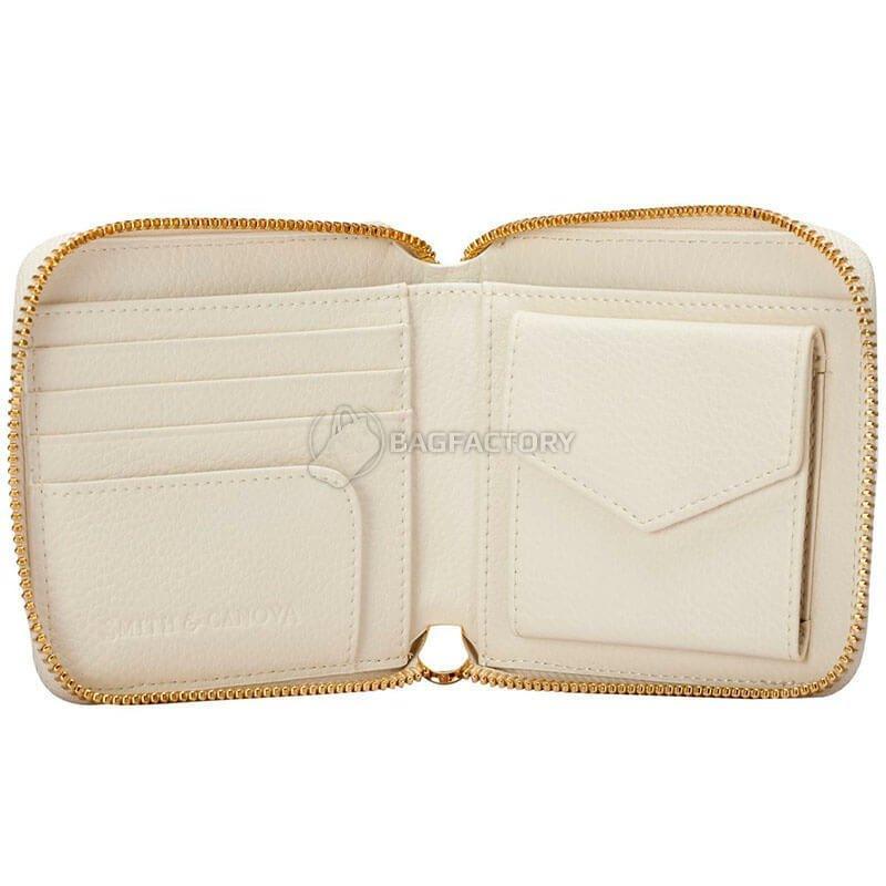 Гаманець жіночий шкіряний Smith & Canova Althorp Cream - Tan (26803 CREAM - TAN)