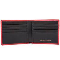 Гаманець чоловічий шкіряний Smith & Canova Devere Red - Black (26826 RED - BLK)