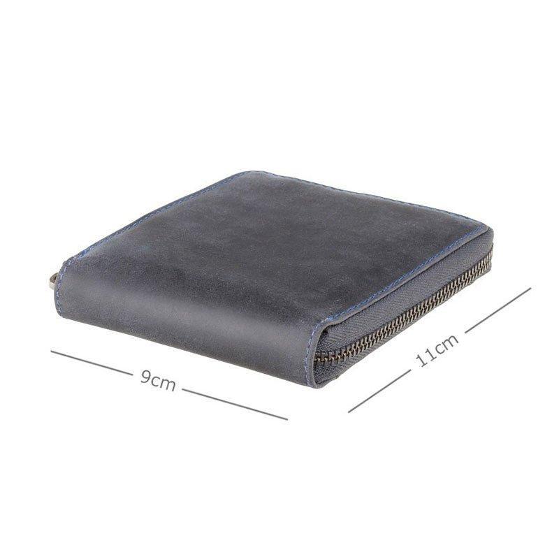 Портмоне чоловіче шкіряне Visconti Bullet Синій (702 OIL BLUE)