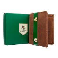 Портмоне чоловіче шкіряне Visconti Arrow Коричневий (705 OIL TAN)