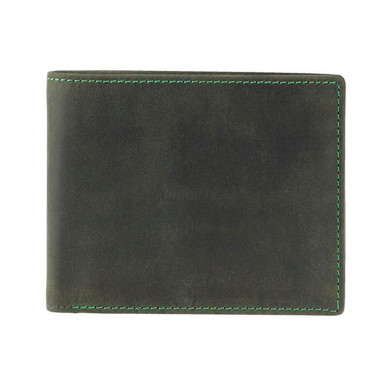 Портмоне чоловіче шкіряне Visconti Shield Зелений (707 OIL GRN)