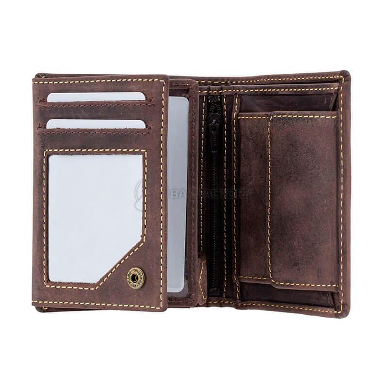 Портмоне чоловіче шкіряне Visconti Spear Коричневий (708 OIL BRN)