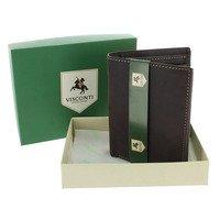 Портмоне чоловіче шкіряне Visconti Spear Коричневий (708 OIL BRN)
