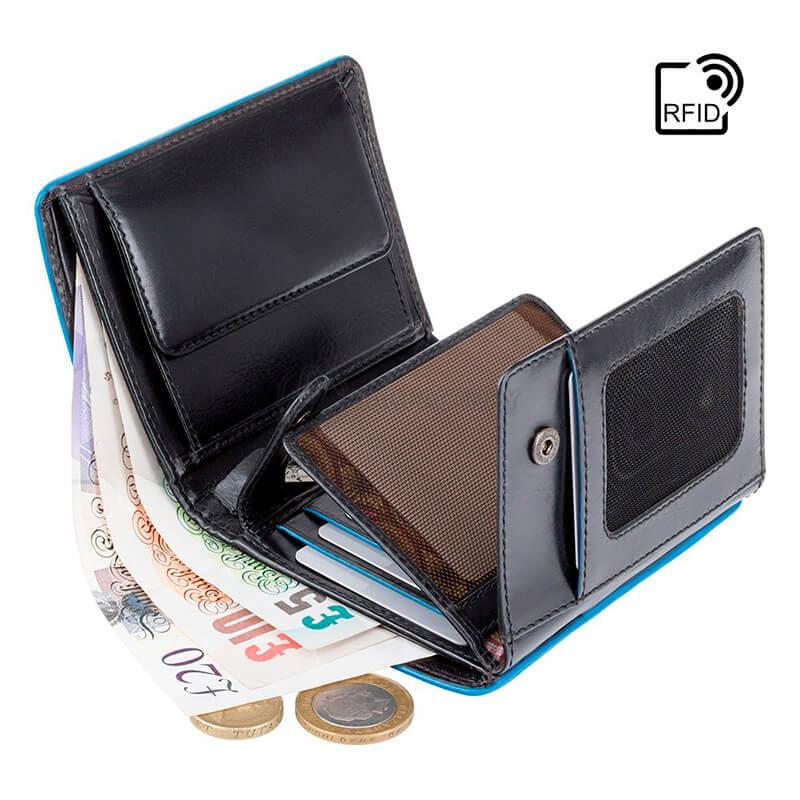 Портмоне чоловіче шкіряне Visconti Ralph Italian Black (ALP87 IT BLK)