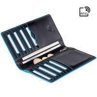 Гаманець чоловічий шкіряний Visconti Jean - Paul із захистом RFID Italian Black (ALP88 IT BLK)