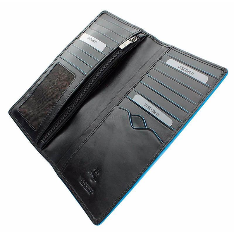 Гаманець чоловічий шкіряний Visconti Jean - Paul із захистом RFID Italian Black (ALP88 IT BLK)