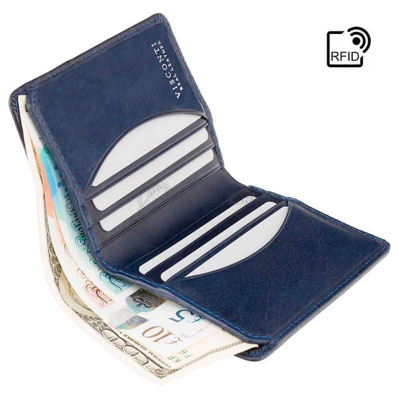 Портмоне чоловіче шкіряне Visconti Caiman Blue (CR91 BLUE)