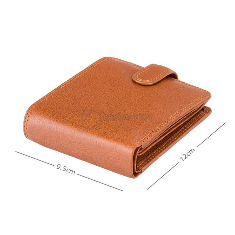 Портмоне чоловіче шкіряне Visconti Archimedes Коричневий (DRW30 TAN)