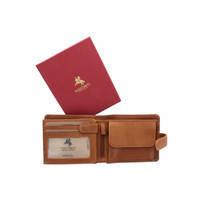 Портмоне чоловіче шкіряне Visconti Archimedes Коричневий (DRW30 TAN)