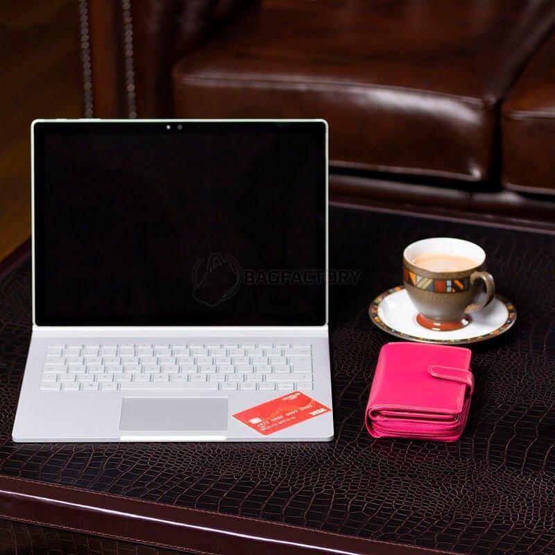 Гаманець жіночий шкіряний Visconti Madame Fuscia (HT33 FCS)