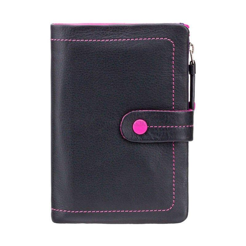 Гаманець жіночий шкіряний Visconti Malabu Black Multi Mimi (M87 BLK MULTI)