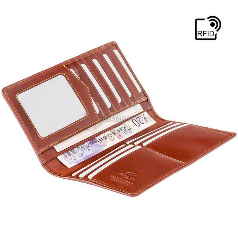 Гаманець чоловічий шкіряний Visconti Turin Italian Brown (MZ6 IT BRN)