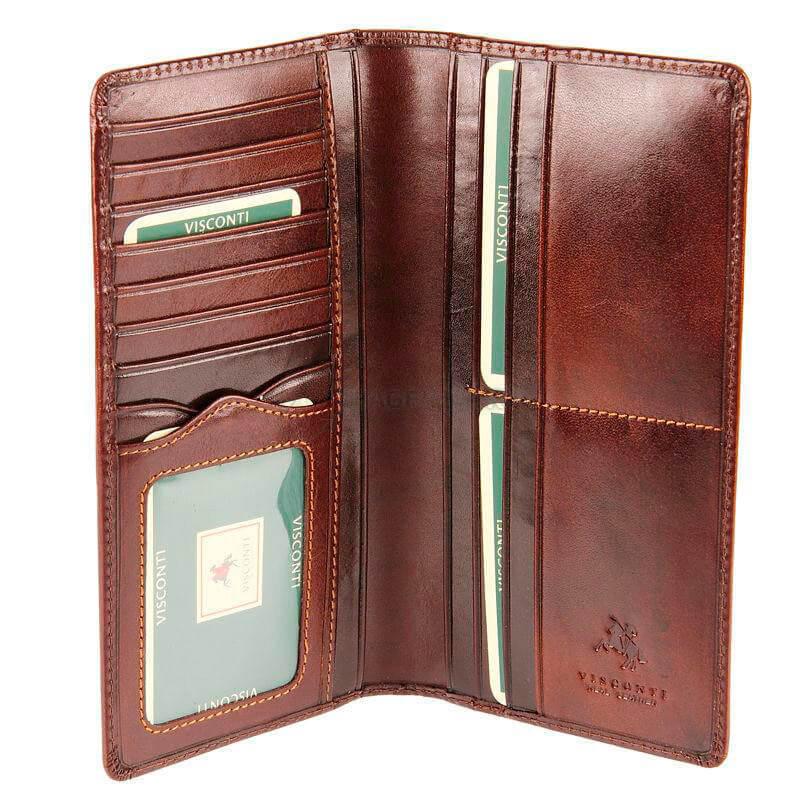 Гаманець чоловічий шкіряний Visconti Turin Italian Brown (MZ6 IT BRN)