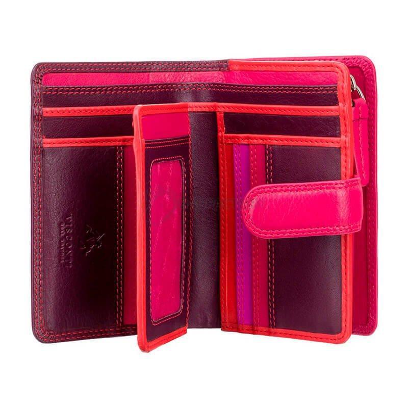 Гаманець жіночий шкіряний Visconti Fiji Plum Mult (RB51 PLUM MULTI)