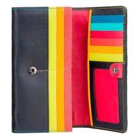 Гаманець жіночий шкіряний Visconti Kos Black Multi Santorini (STR4 BLK MULTI)