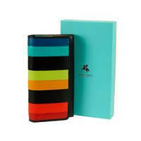 Гаманець жіночий шкіряний Visconti Kos Black Multi Santorini (STR4 BLK MULTI)