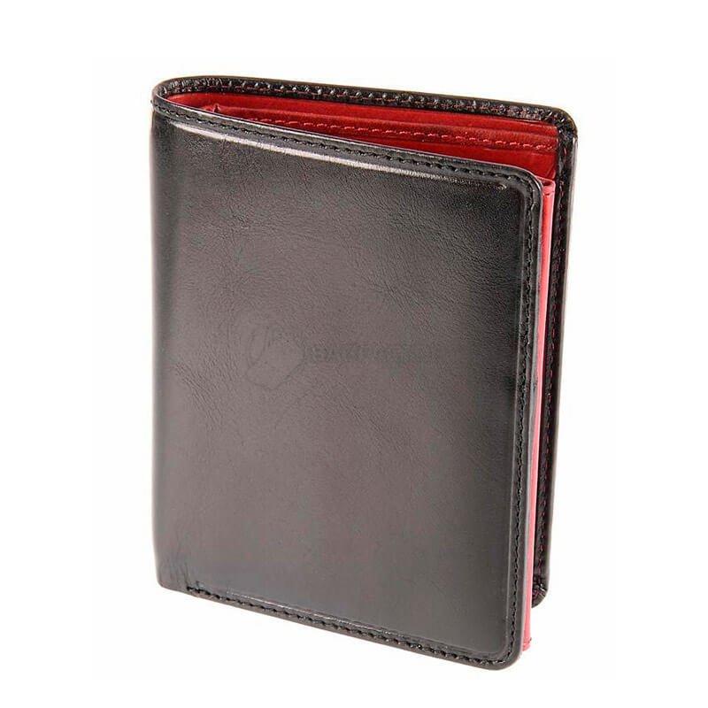 Портмоне чоловіче шкіряне Visconti Waldorf Black/Red (TR34 BLK/RED)