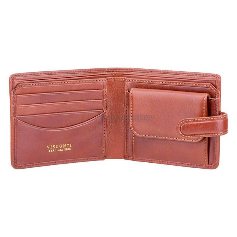 Портмоне чоловіче шкіряне Visconti Riccardo Tan (TSC47 TAN)