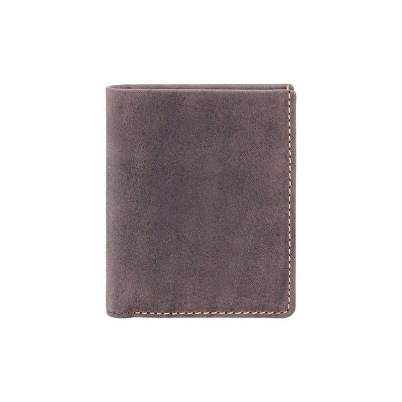 Портмоне чоловіче шкіряне Visconti Saber Oil Brown з захистом RFID (VSL21 OIL BRN)