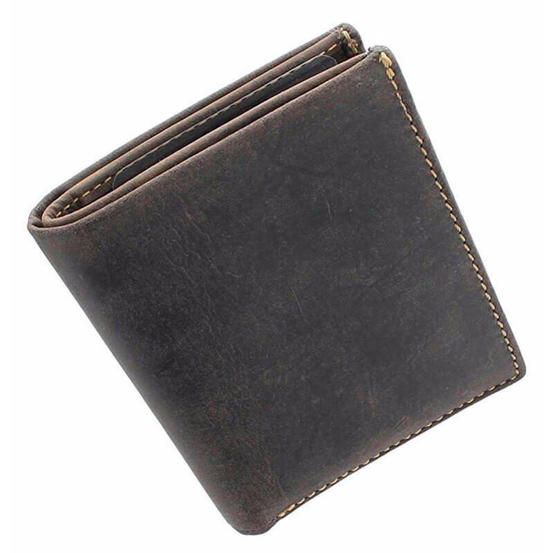 Портмоне чоловіче шкіряне Visconti Javelin Oil Brown з захистом RFID (VSL26 OIL BRN)