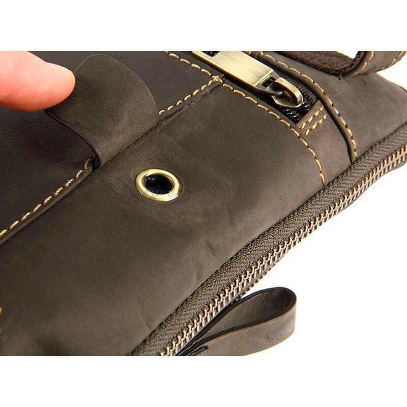 Чоловіча шкіряна сумка Visconti Roy Oil Brown (15056 OIL BR)