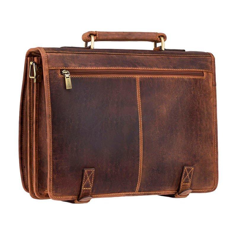 Портфель чоловічий шкіряний Visconti Hulk Oil Tan (16134XL OIL TAN)