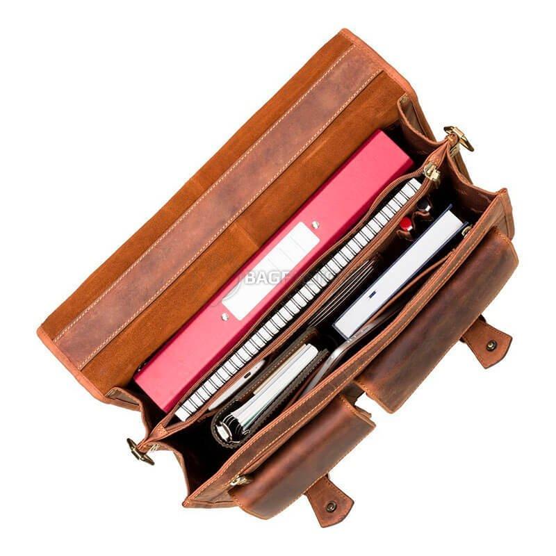 Портфель чоловічий шкіряний Visconti Hulk Oil Tan (16134XL OIL TAN)