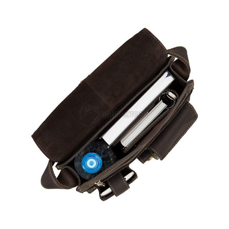 Чоловіча шкіряна сумка Visconti Jasper Oil Brown (18410 OIL BRN)