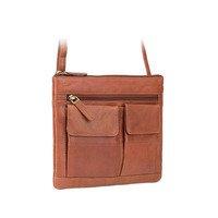 Жіноча шкіряна сумка Visconti 18608/A Slim Bag Brown (18608 BRN)
