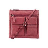 Жіноча шкіряна сумка Visconti 18608/A Slim Bag Red (18608 RED)